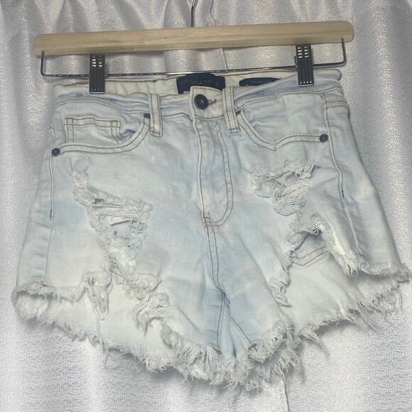 Kendall & Kylie Pants - Kendall + Kylie Distressed Icon Short Shorts women size 0